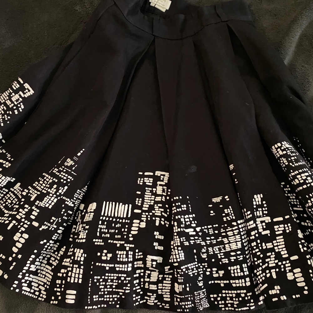 Short A-Line skirt.